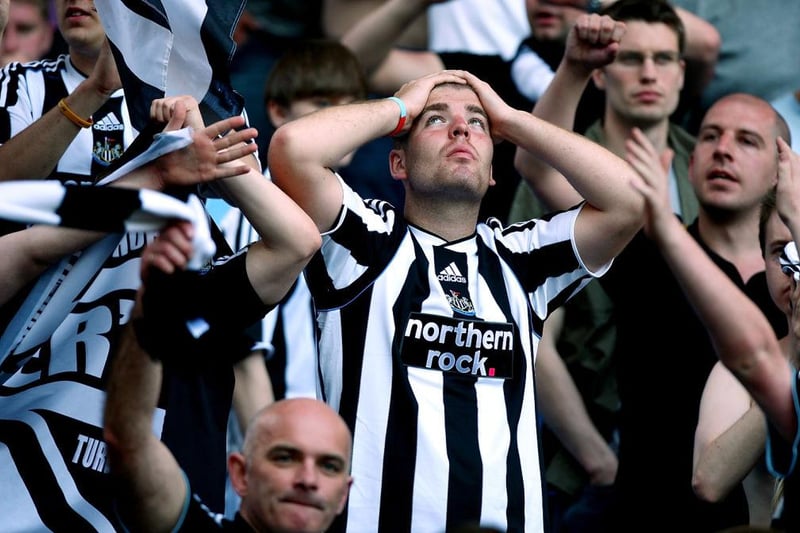 Predictably, Newcastle’s time in the Premier League started with a defeat to Tottenham Hotspur on August 14, 1993. Their heaviest defeats in the competition came in 6-0 defeats to Manchester United in 2008 and Liverpool in 2013.
(Photo by Michael Steele/Getty Images)