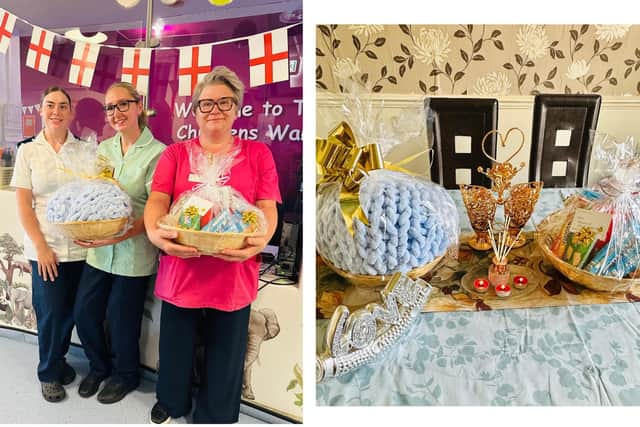 Muslim women have created gifts for staff and patients at DRI.