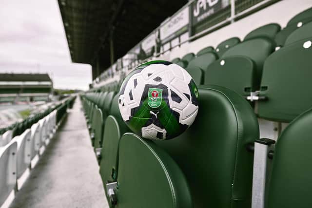 This season's new Carabao Cup Puma match ball.