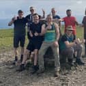 The team completed the trek to support the Samaritans.