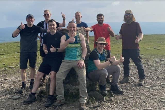 The team completed the trek to support the Samaritans.