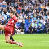 Picture Howard Roe/AHPIX LTD, Football, SkyBet; League One;
 Sheffield  Wednesday v Doncaster Rovers; 
14/8/2021 3.00pm;Hillsborough; 
Howard Roe 07973739229;
Doncaster's Tiago Cukur has a shot at goal