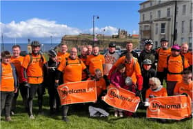 David Bamforth and his friends raised £16,000 through a charity bike ride.