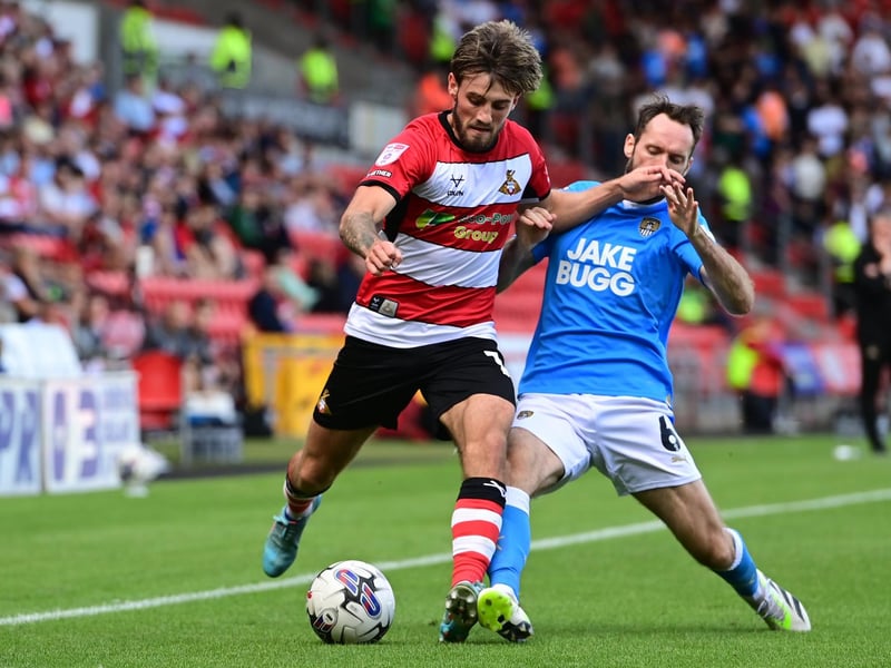 Slotted in at right back for the final half hour.
