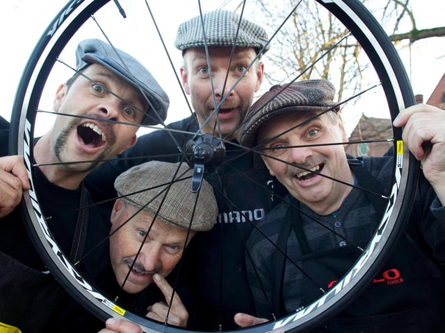 Staff at Doncaster cycle shop, Don Valley Cycles sported their moustaches as they support Movember in 2012. Pictured (L-R) are: Andy Belk, Paul Stanton, Martin Maltby and Trevor Siddons.
