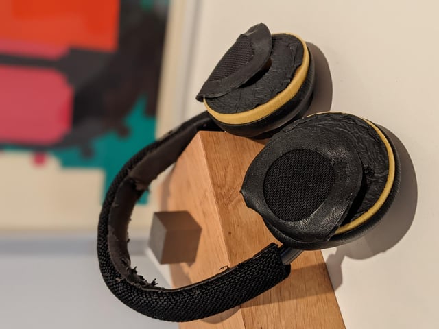 For The Young Foundation’s #Museumof2020 by Rosie Farrer: “My battered and bruised headphones that have seen me through many a video call and helped me to stay connected to friends, family, clients and colleagues. I’m very grateful for that connection especially when I know not everyone can get online easily.”