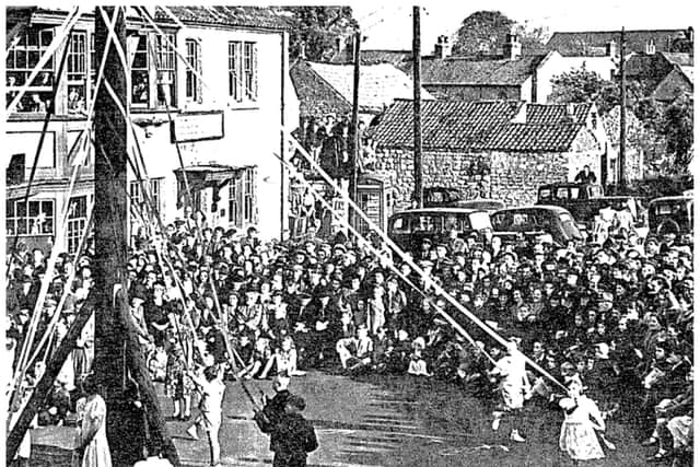 Wadworth maypole celebrations in 1948.