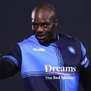 Adebayo Akinfenwa. Photo: Alex Burstow/Getty Images