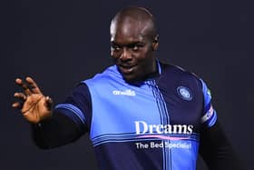 Adebayo Akinfenwa. Photo: Alex Burstow/Getty Images
