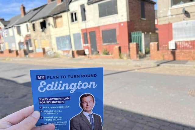 Nick Fletcher MP with his Edlington plan.
