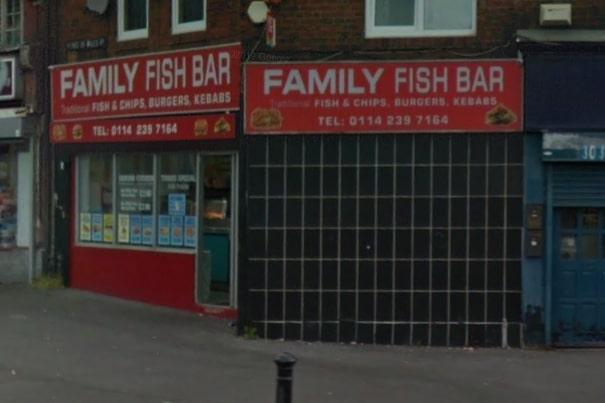 Family Fish Bar, on Prince of Wales Road, has a five-star score for the standard of its food hygiene.