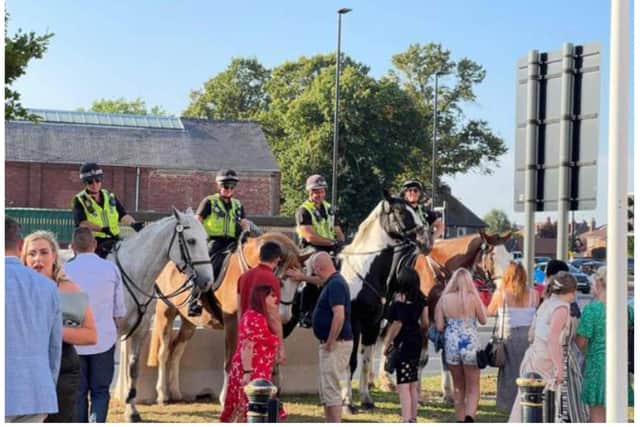 Police have issued warnings to revellers ahead of this year's St Leger.