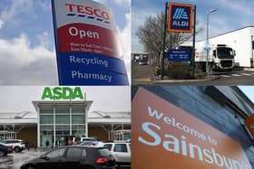 Here are all the supermarket opening hours for the bank holiday in Doncaster, including Tesco, Aldi, Asda, Sainsbury's and Waitrose. Pictures: Getty Images.
