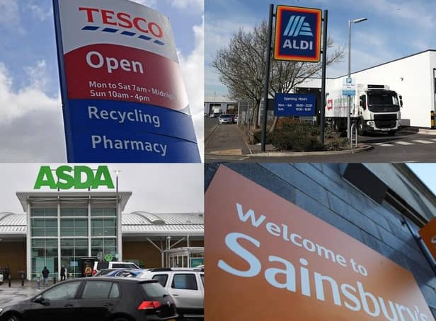 Here are all the supermarket opening hours for the bank holiday in Doncaster, including Tesco, Aldi, Asda, Sainsbury's and Waitrose. Pictures: Getty Images.