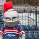 Doncaster Knights' mascot. Photo: Blueline Photography