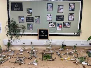 A piece of the exhibition.