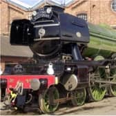 The Flying Scotsman outside Doncaster's New Erecting Shop.