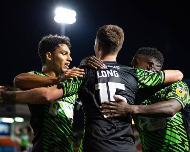 Adam Long celebrates his winning goal.