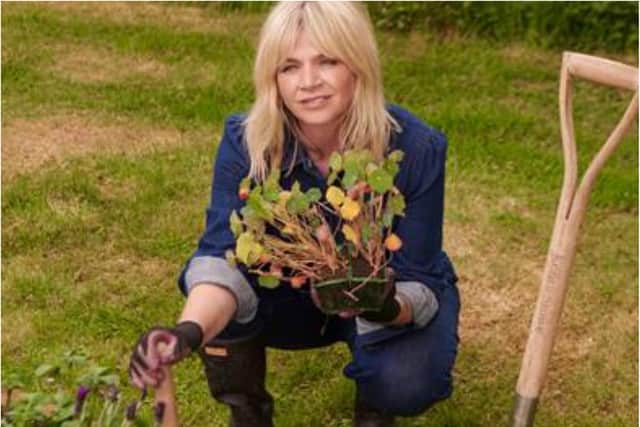 TV and radio host Zoe Ball will be broadcasting her show live from the winning garden in Doncaster next month.