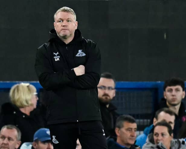 Rovers boss Grant McCann hopes some good can come of his chat with referees' chief Mike Jones. (Photo by PAUL ELLIS/AFP via Getty Images)