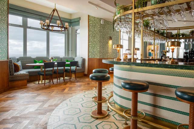 The Headland’s outstanding new restaurant, RenMor, has stunning views of The Atlantic.