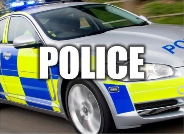 A number of police cars attended the incident.