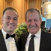 Alastair Campbell at the Burnley FC awards dinner after being kitted out by Revolver. (Photo: ALASTAIR CAMPBELL @campbellclaret/X).