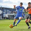 Action from Rossington Main’s 3-0 win at home to Swallownest on Saturday. Picture: Russ Sheppard/Offthebenchpics