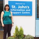Amanda Smith is pictured at St John’s Hospice.