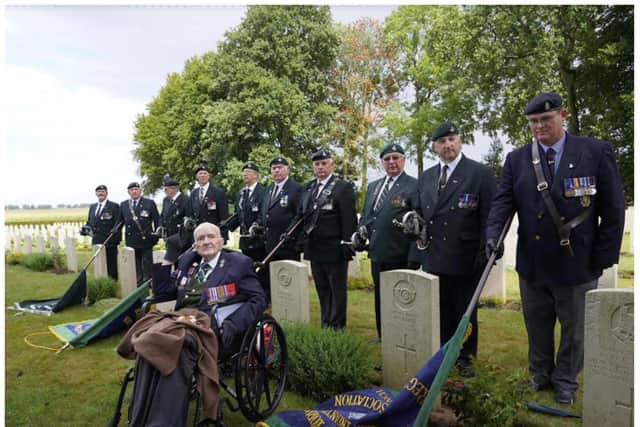 Fred Adamson returned to the beaches and war graves of Normandy.