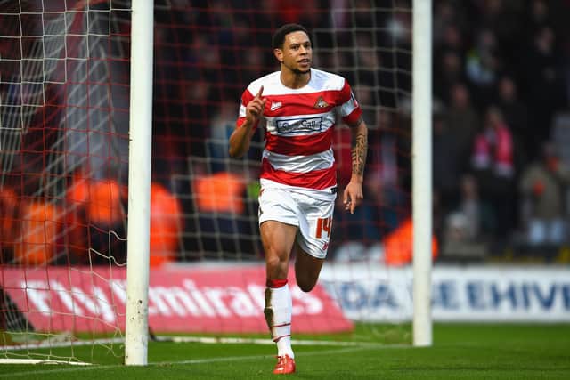Former Doncaster Rovers forward Nathan Tyson is still playing at the age of 41. Image: Laurence Griffiths/Getty Images