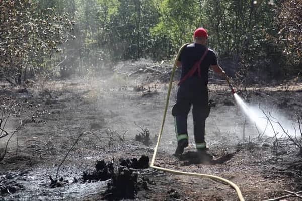 Warnings have been issued after fires on moorland near Doncaster.
