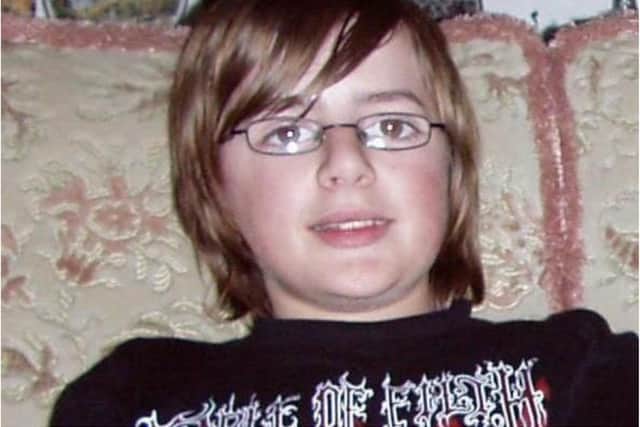 Missing teenager Andrew Gosden.