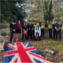 A service was held in memory of George Wyatt after his grave was restored.