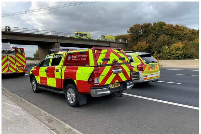 The motorway was closed following the tragedy.