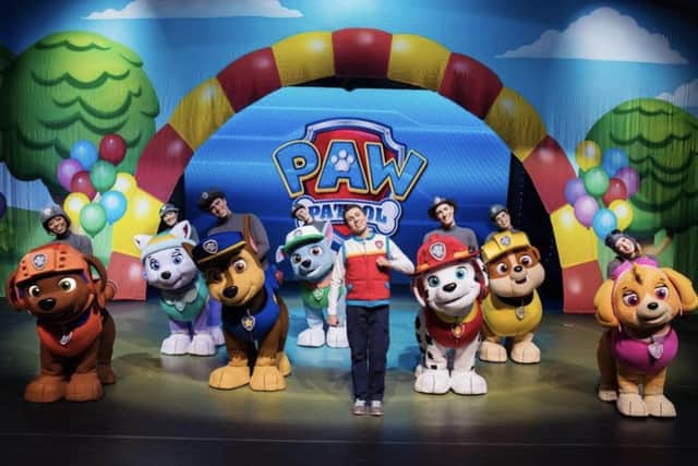 PAW Patrol LIVE! Race To the Rescue, an action-packed musical adventure, is based on the hit Nickelodeon animated TV series
