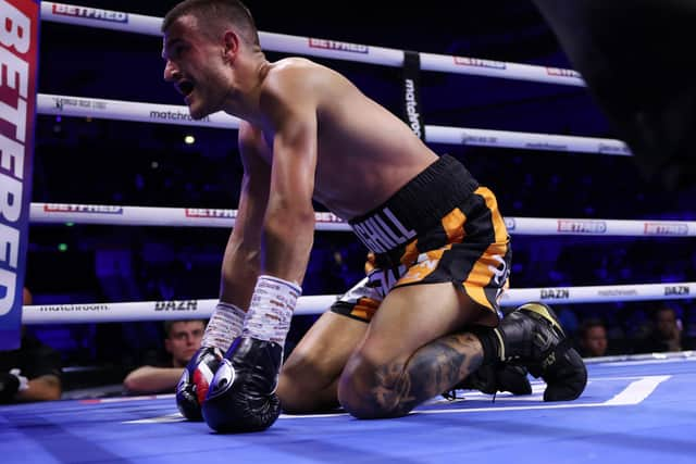 Doncaster-trained boxer Connor Coghill. Photo: Mark Robinson Matchroom Boxing