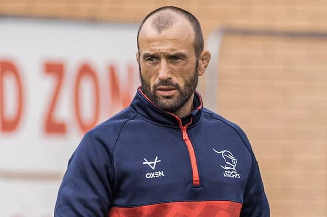 Doncaster Knights head coach Steve Boden. Photo: John Ashton