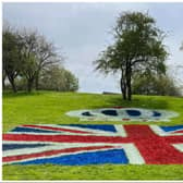 Sandall Park has been decorated to celebrate the King's Coronation.