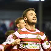 Luke Molyneux is on 12 goals for the season in all competitions after his brace at Barrow.