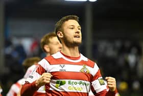 Luke Molyneux is on 12 goals for the season in all competitions after his brace at Barrow.