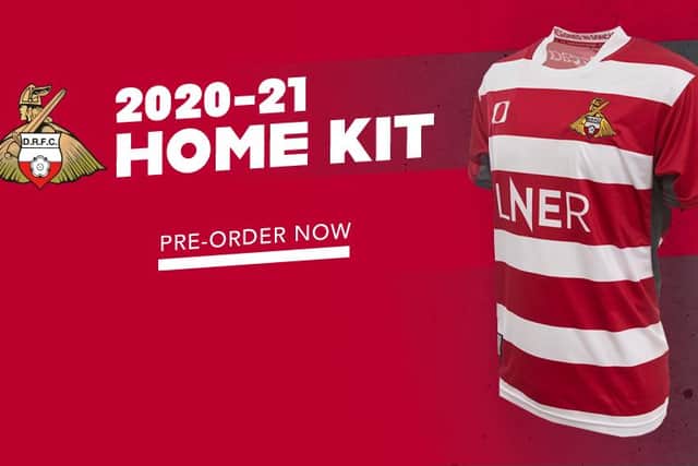Doncaster Rovers' new home kit is available to order now