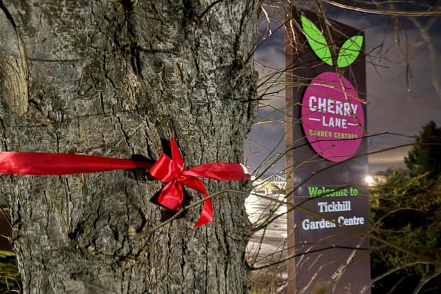 A campaign has been launched to save the trees at Cherry Lane garden centre.