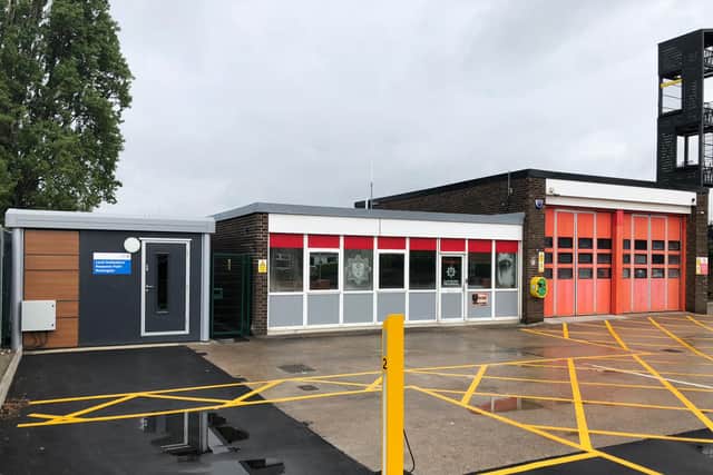 The new base at Rossington fire station