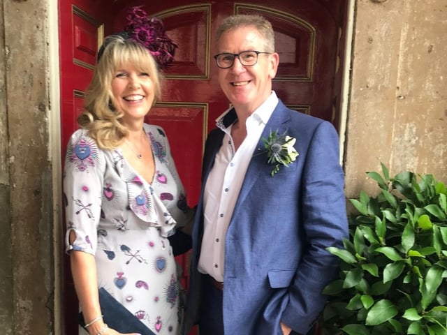 Bob Munro with his wife Linda