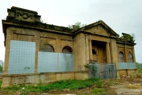 The abandoned sewage pumping station