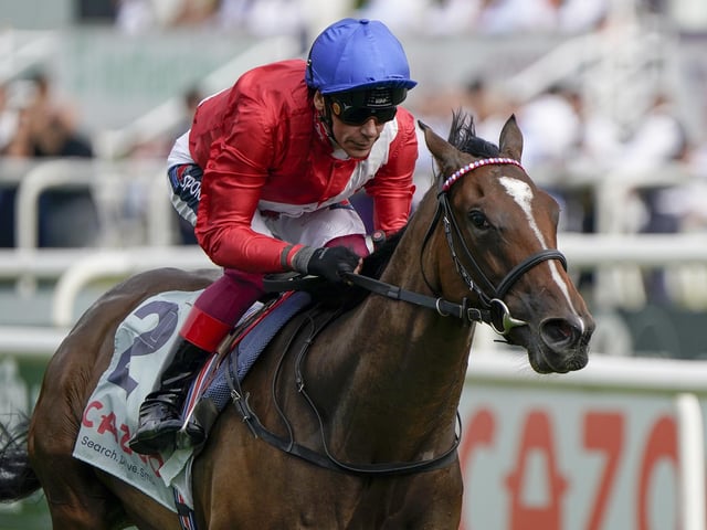 The best performance of the season so far came from Homeless Songs in winning the Irish 1,000 Guineas. But she looks likely to miss Friday's Coronation Stakes because of fast ground, so the focus is now on John Gosden's undefeated filly Inspiral. This will be her first run of the season but, last year, the daughter of Frankel thrashed Cachet, the subsequent winner of the Newmarket 1,000 Guineas. (PHOTO BY: Alan Crowhurst/Getty Images).