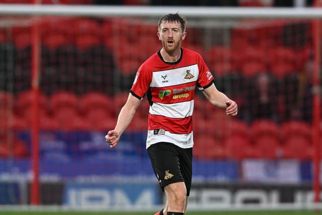 Tom Anderson made his first appearance since Boxing Day, when he came on as a half-time sub last weekend. (Picture Howard Roe/AHPIX LTD).