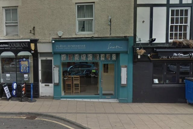 Saathi in Hexham is ranked number 12.

'Delicious food, adherence to social distancing whilst still being cheerful and welcoming,' writes a reviewer.

28 Priestpopple