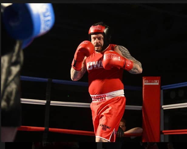 Steve Egbury of Yates Jetting took on a charity boxing challenge to raise funds for Active Fusion